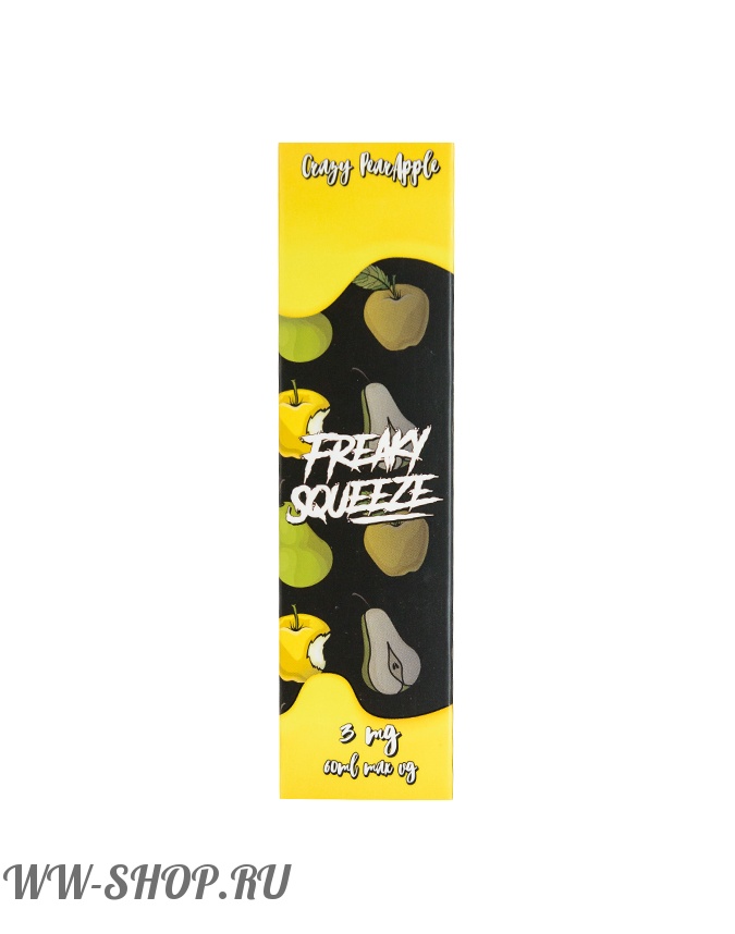 жидкость freaky squeeze- crazy pear apple 60 мл 3 мг Тверь